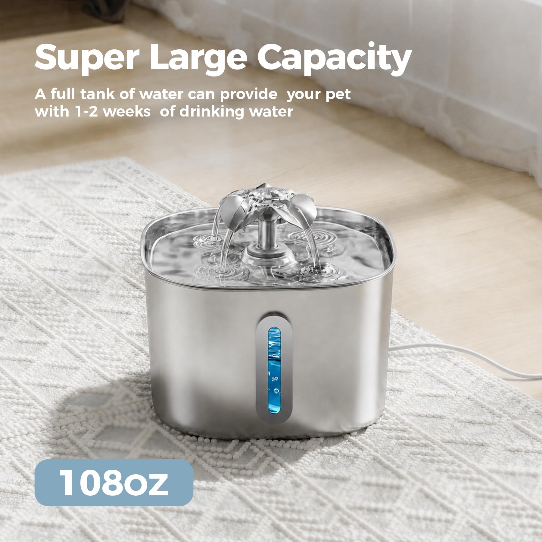 MOGOBABA gros plan filtres, filtration multi-couches pour eau plus propre