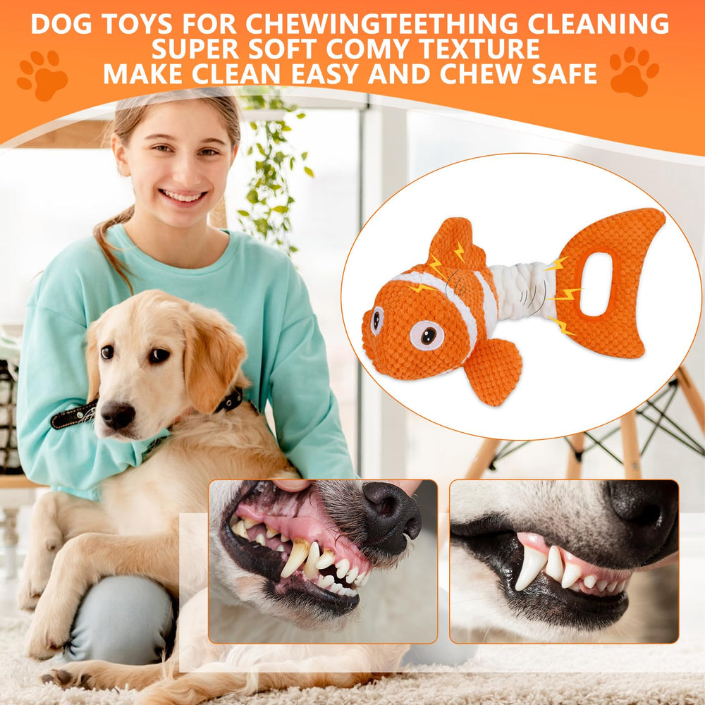 Molantaule clownfish gros plan sur tissu renforcé montrant solidité et confort pour mâcher