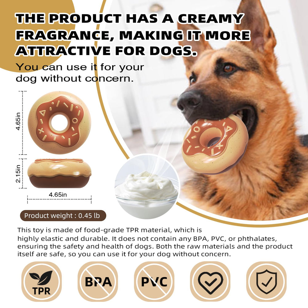 Monotre donut chien en jeu mastication active pour soulager ennui