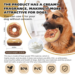 Monotre donut chien en jeu mastication active pour soulager ennui