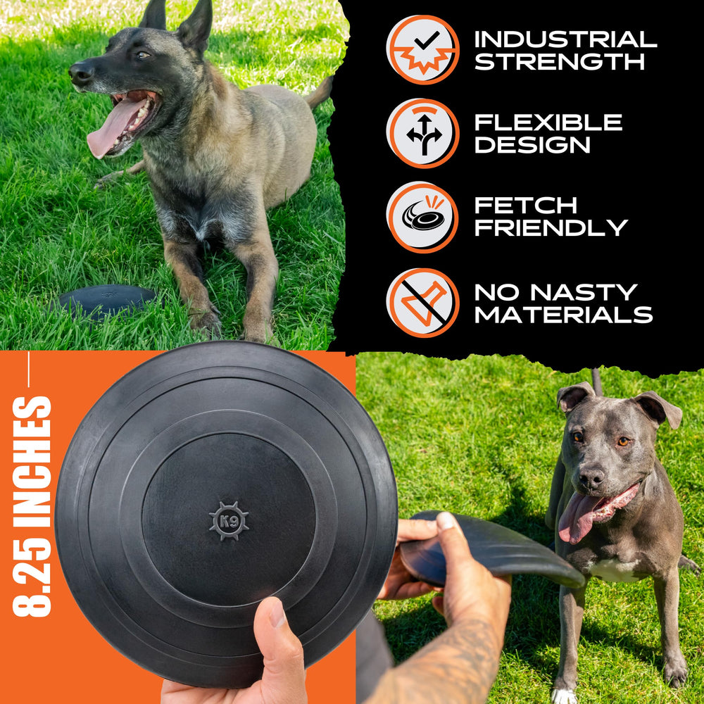 Monster K9 Aero Disc en vol illustrant portée et stabilité