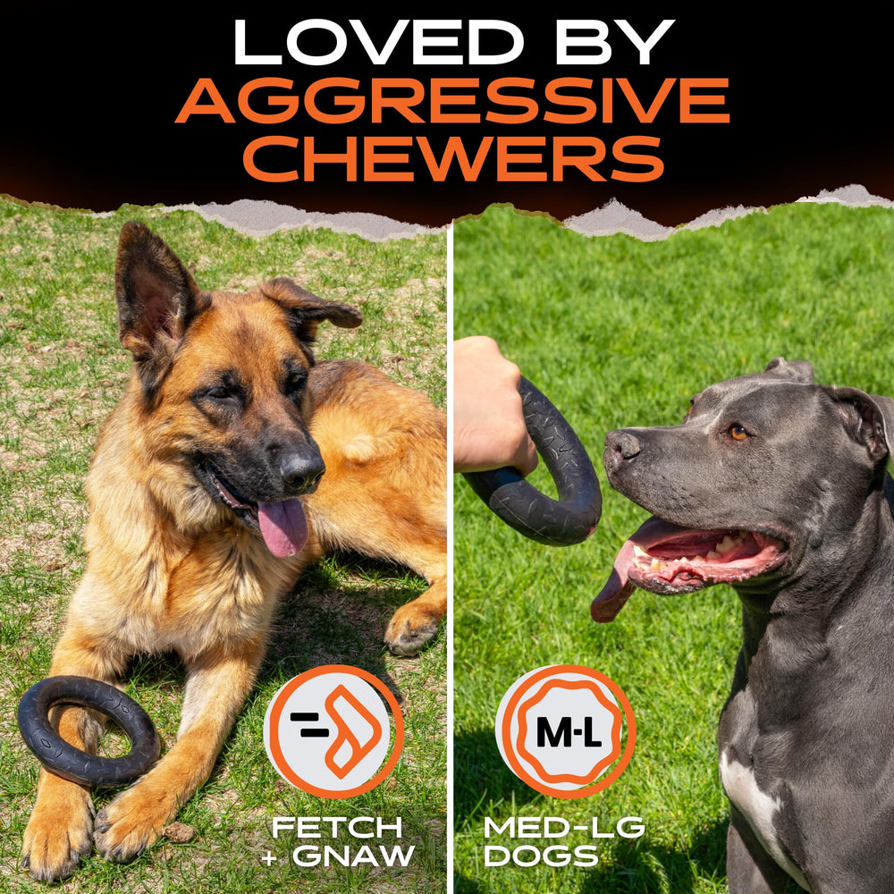 Monster K9 Chew Ring dans un panier lave-vaisselle illustrant l’entretien facile