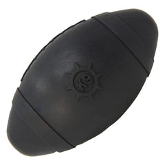 Monster K9 Dog Toys vue avant de la balle résistante montrant la forme football et durabilité