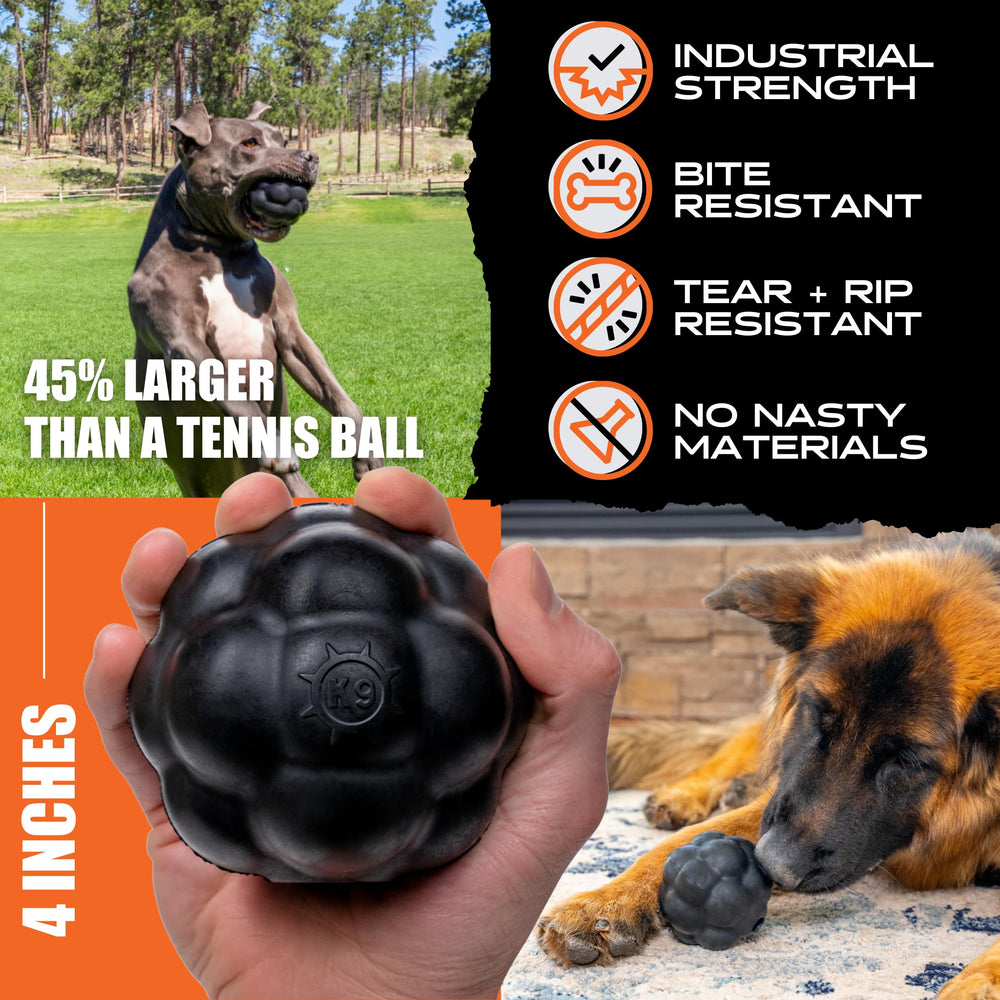 Monster K9 balle lancée en extérieur pour fetch et exercice intense