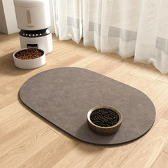 MontVoo tapis gamelles vue avant protège sol et absorbe éclaboussures