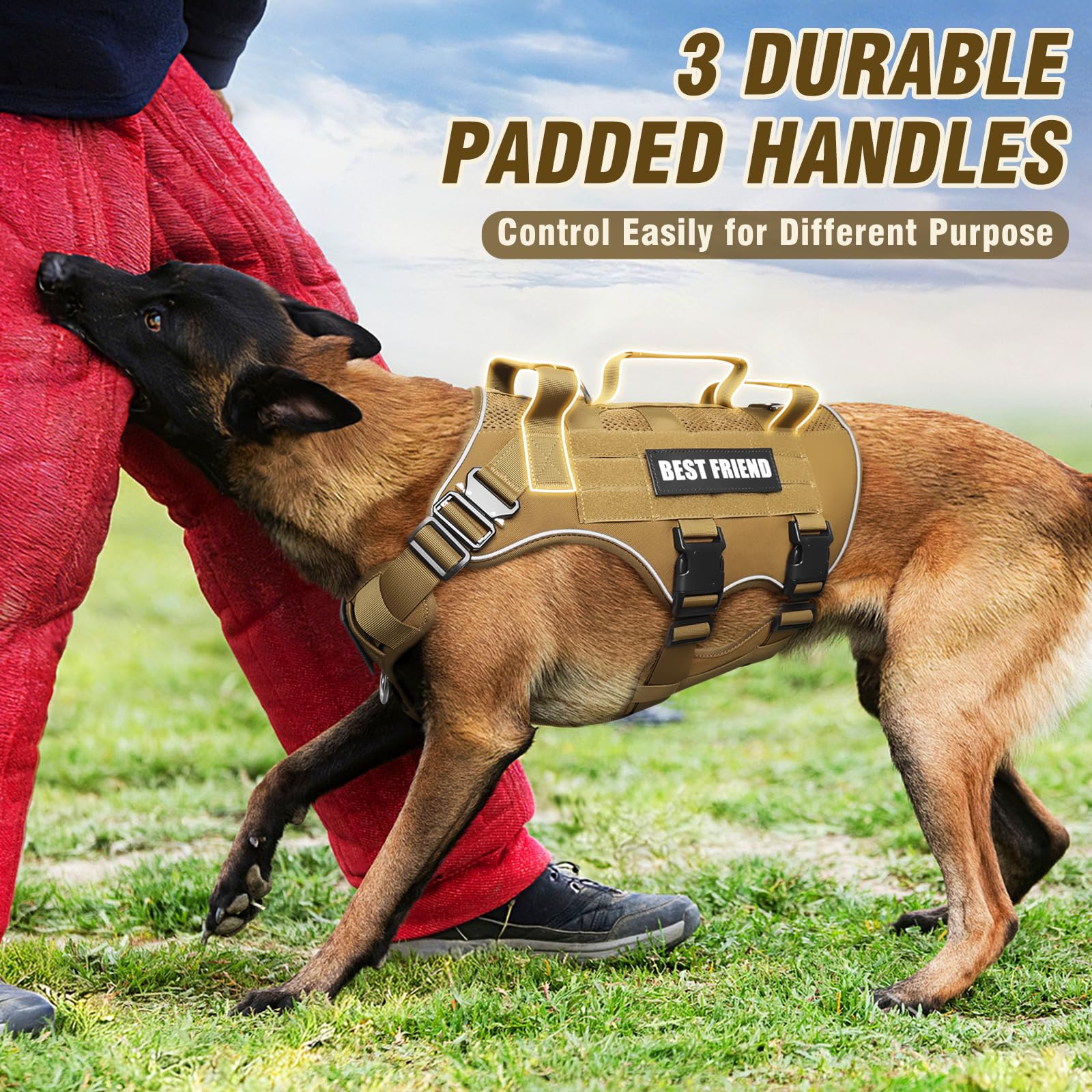MOOGROU panneau MOLLE latéral compatible pour accessoires modulaires