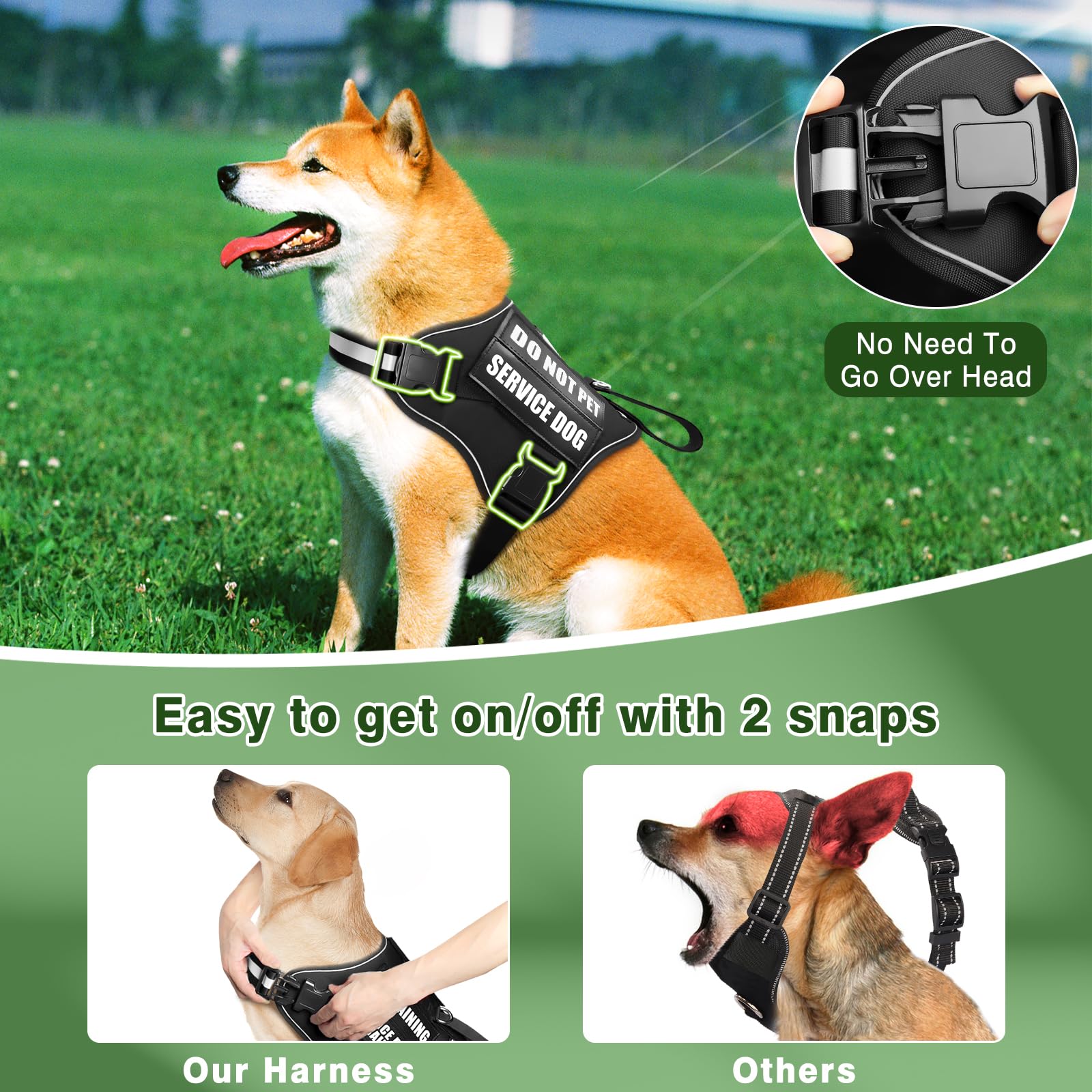 MOOGROU patches velcro interchangeables affichant messages clairs