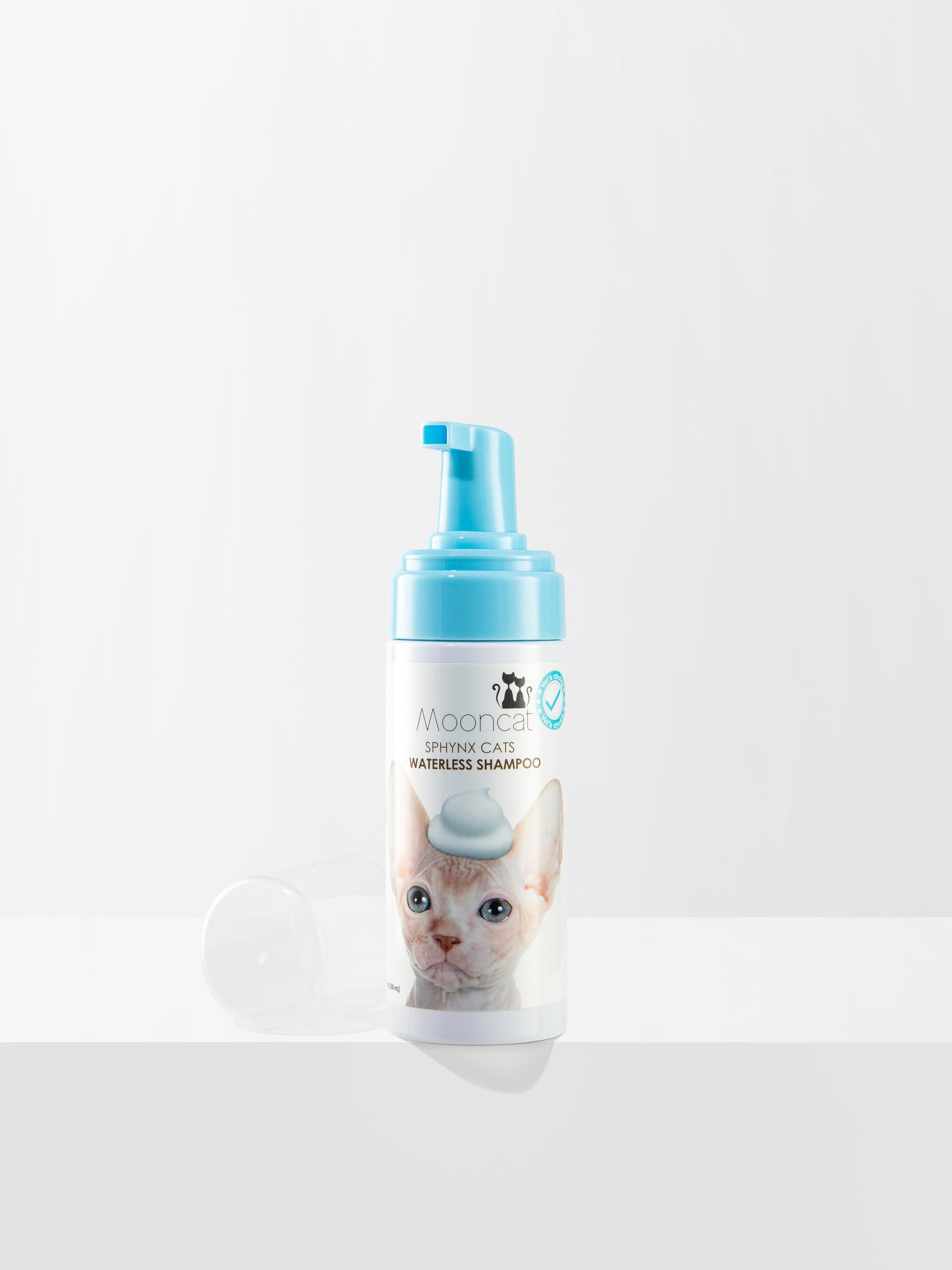 Mooncat texture mousse gros plan montrant consistance douce et facile