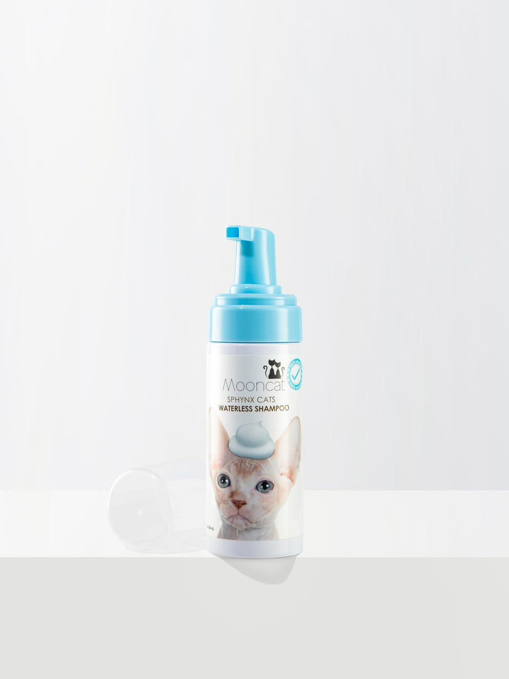 Mooncat texture mousse gros plan montrant consistance douce et facile