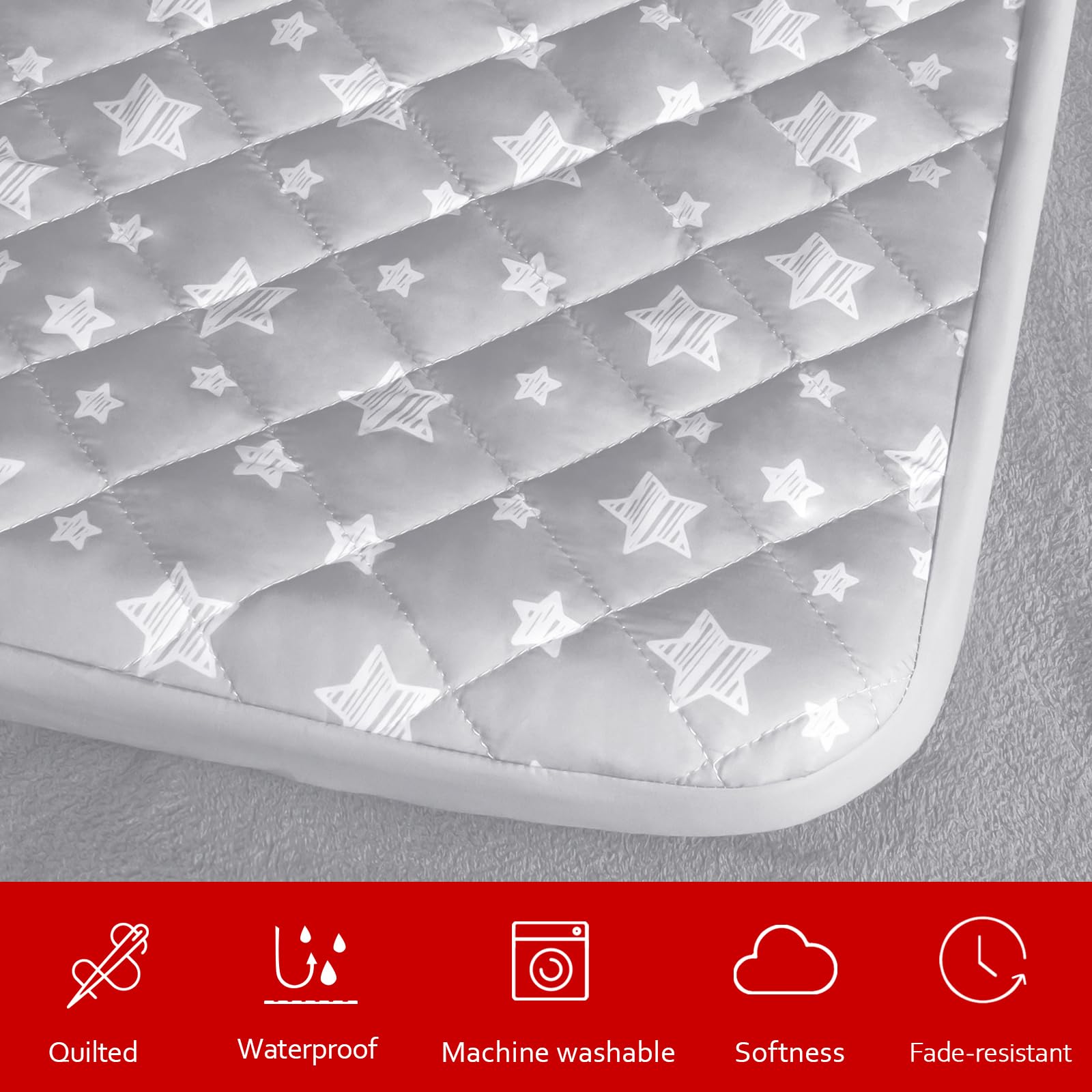 Moonsea gros plan matelassage doux montrant confort et texture agréable