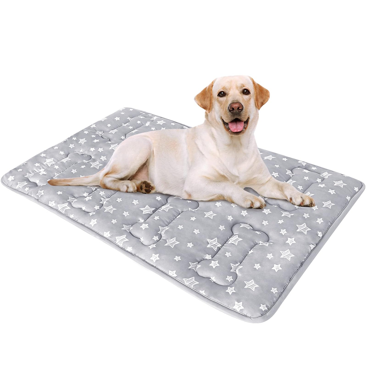 Moonsea vue frontale du tapis pour caisse, confort et design étoiles