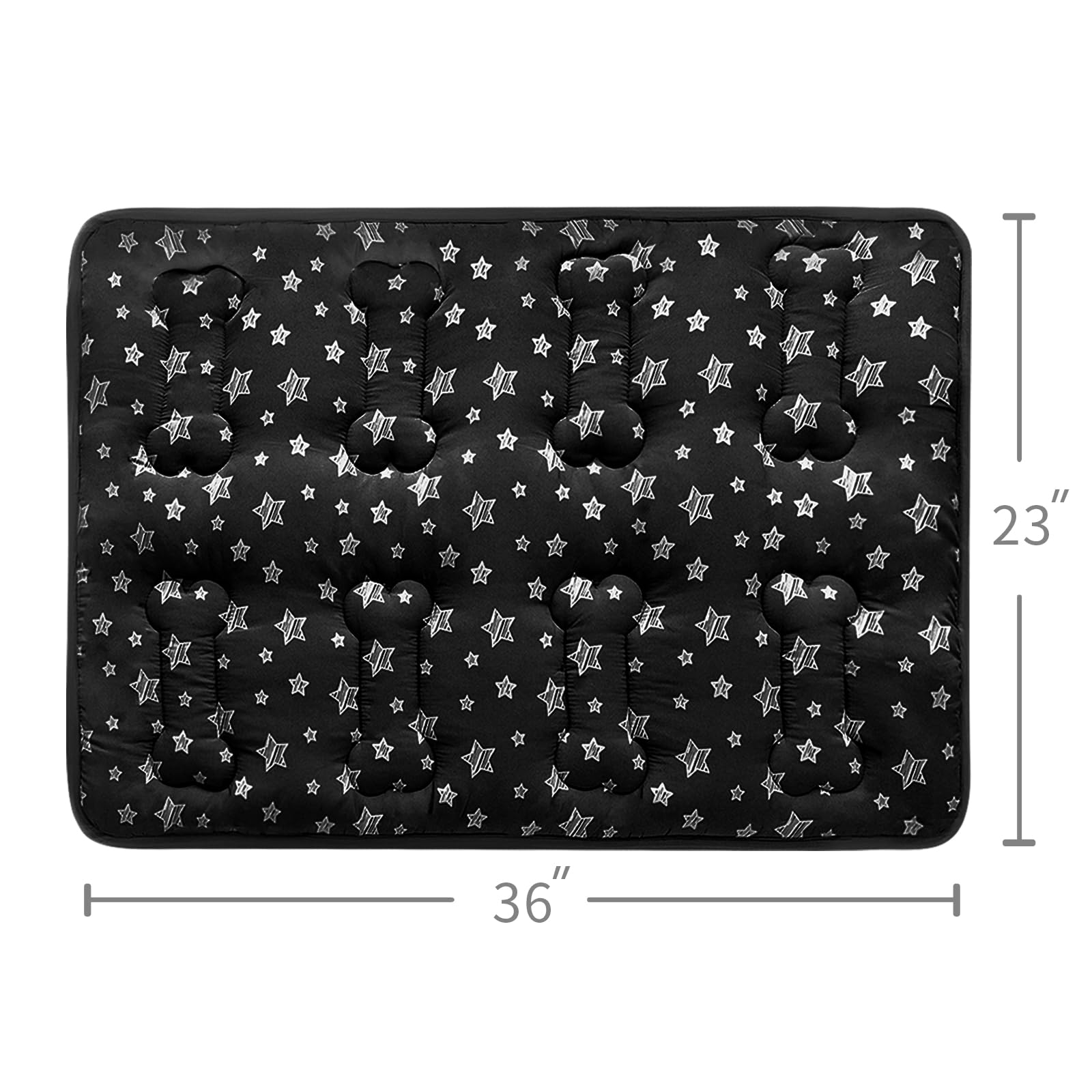 Moonsea tapis 36 x 23 posé à côté d’un ruban-mètre pour échelle