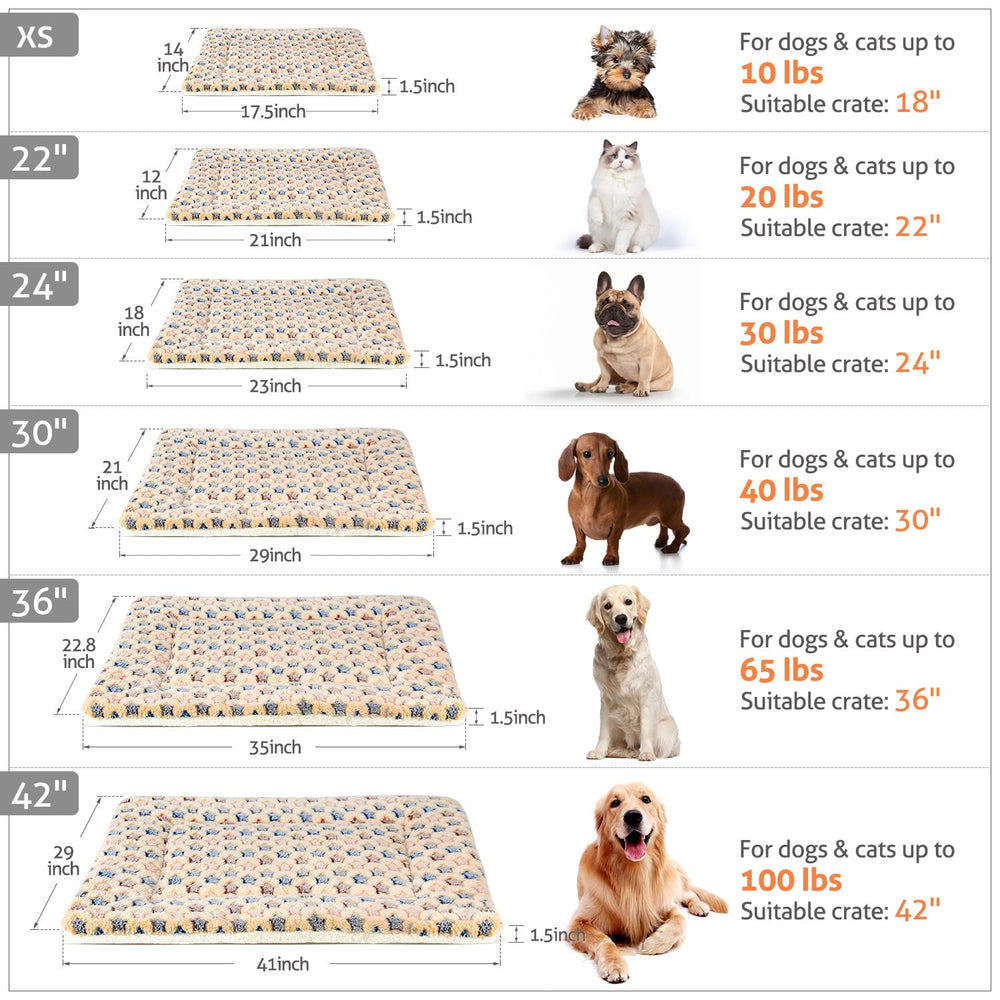 Mora Pets matelas à côté d'un ruban métrique pour comparaison de taille pratique