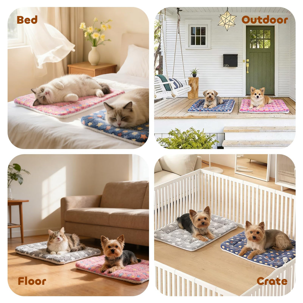 Mora Pets tapis installé dans une caisse de transport, maintien stable