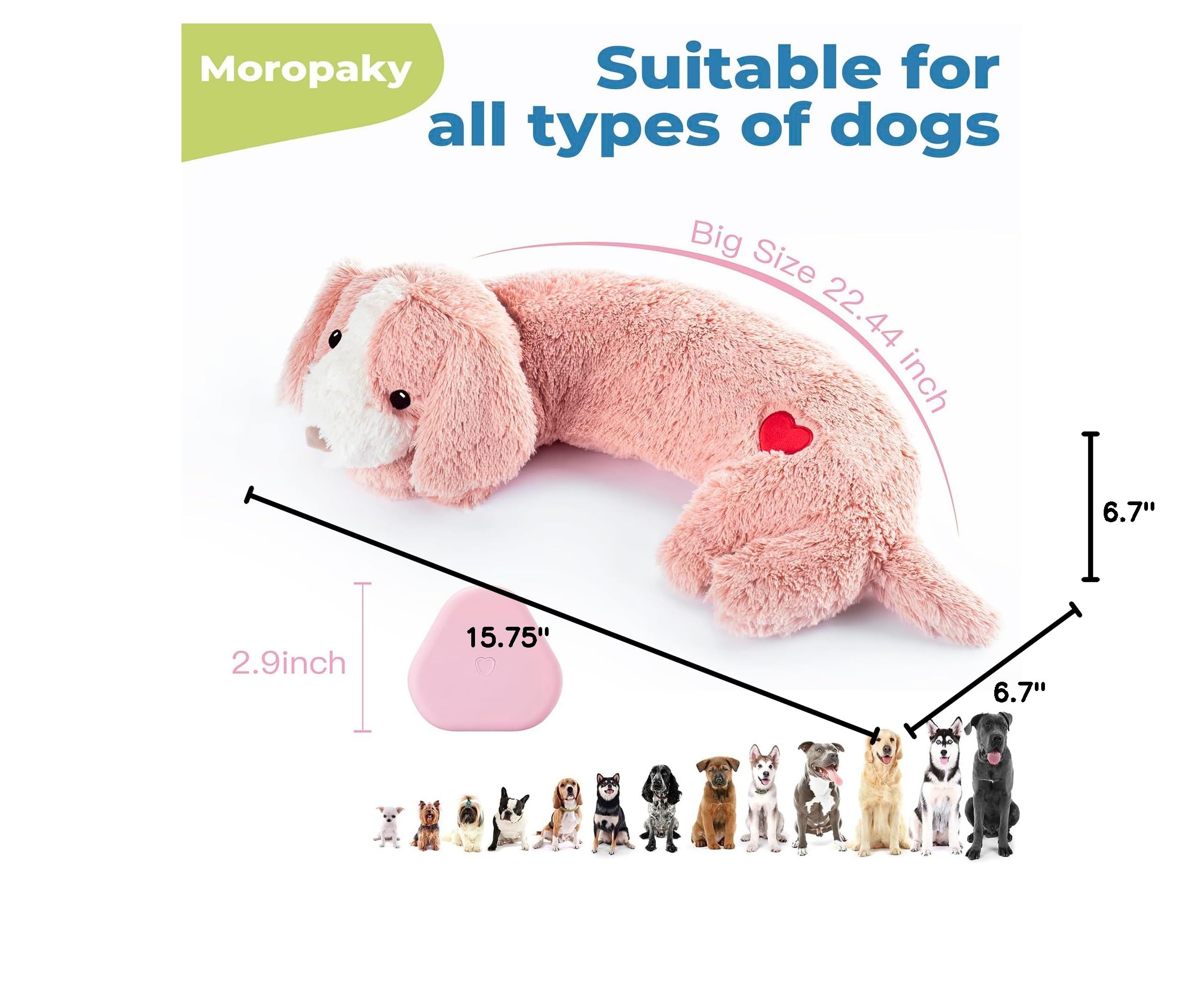 Moropaky scène nuit lifestyle peluche favorisant sommeil calme