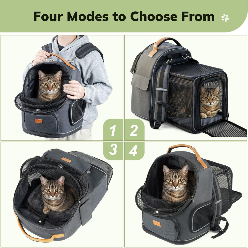 Morpilot comparaison taille montrant capacité pour animaux jusqu'à 12 lb