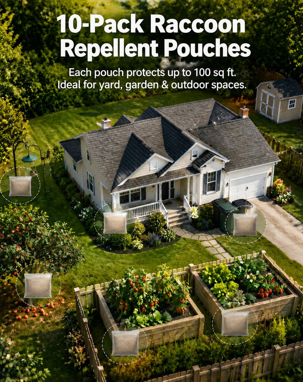 Mosquashield coffret ouvert avec 10 sachets prêt à l’emploi pour domicile