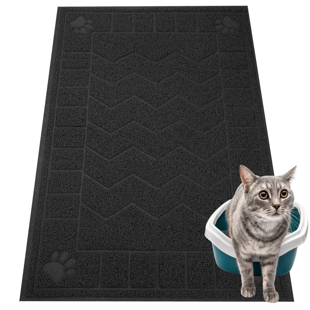 Motsamla tapis face avant protège sol et réduit nettoyage