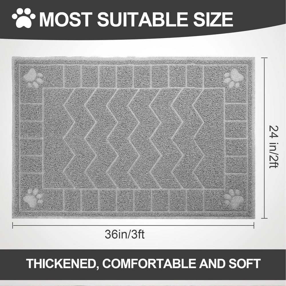 motsamla tapis comparaison taille 35x24 pouces utile pour bacs larges