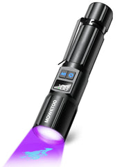 MOWETOO vue avant de la lampe torche montrant design robuste et prises en main