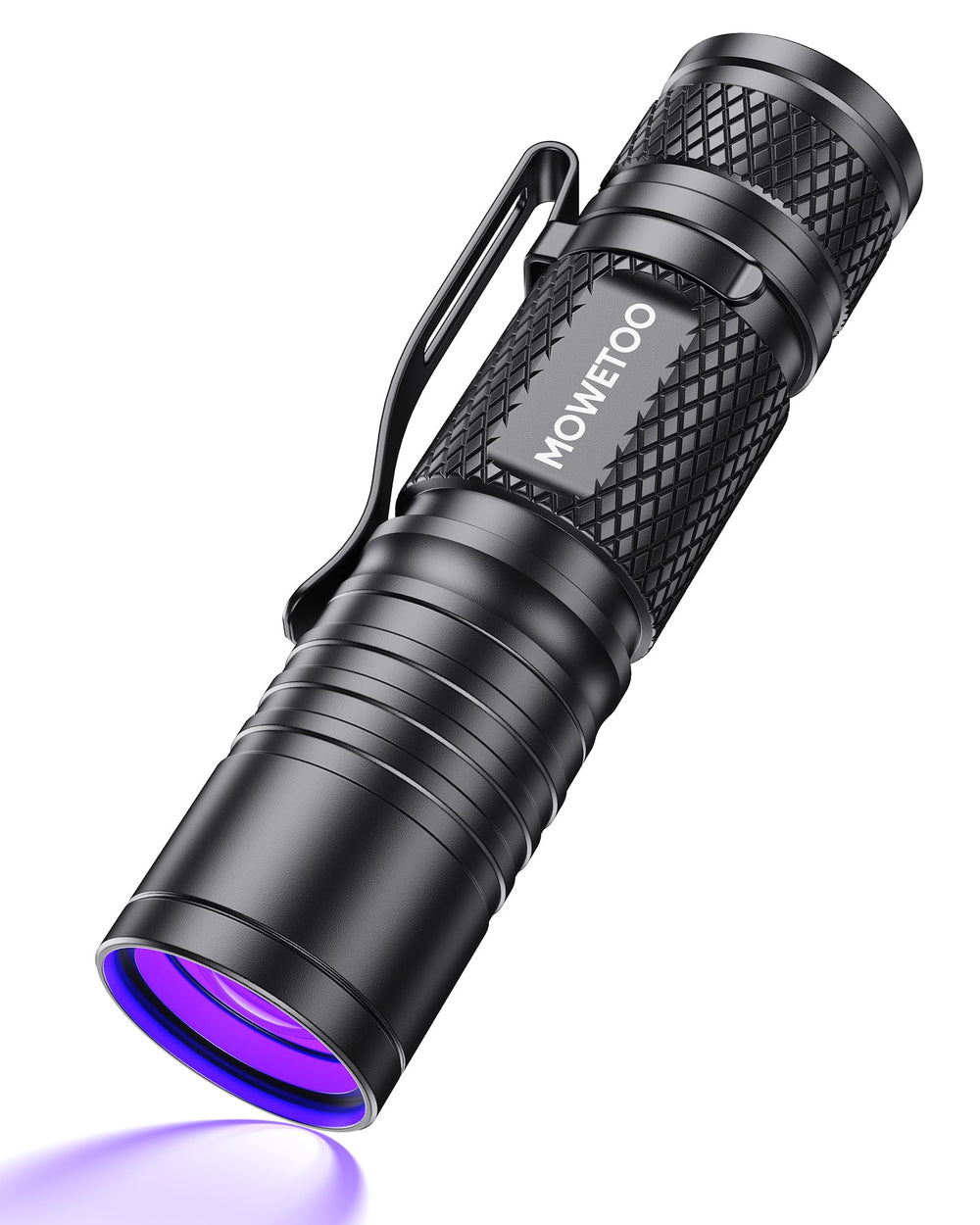 MOWETOO torche UV vue face montrant design compact et maniabilité