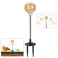 moyardow Peck Toy vue de face montrant la balle interactive bénéfice divertissement
