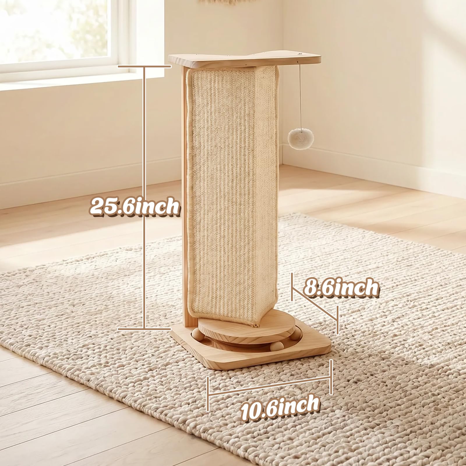 MOYMO chat utilisant le griffoir lifestyle favorise exercice et détente
