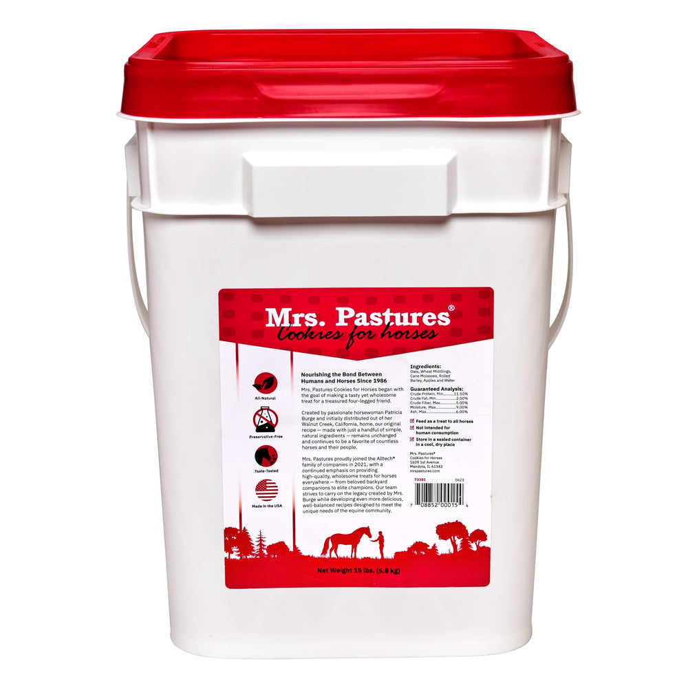 Mrs. Pastures gros plan biscuit montre ingrédients naturels et attrait
