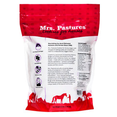 Mrs. Pastures gros plan sur la texture croquante pour récompenses fiables