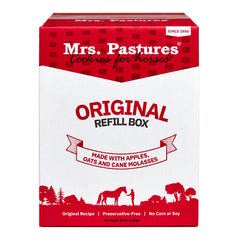 Mrs. Pastures face de la boîte 15 lb montrant capacité et praticité
