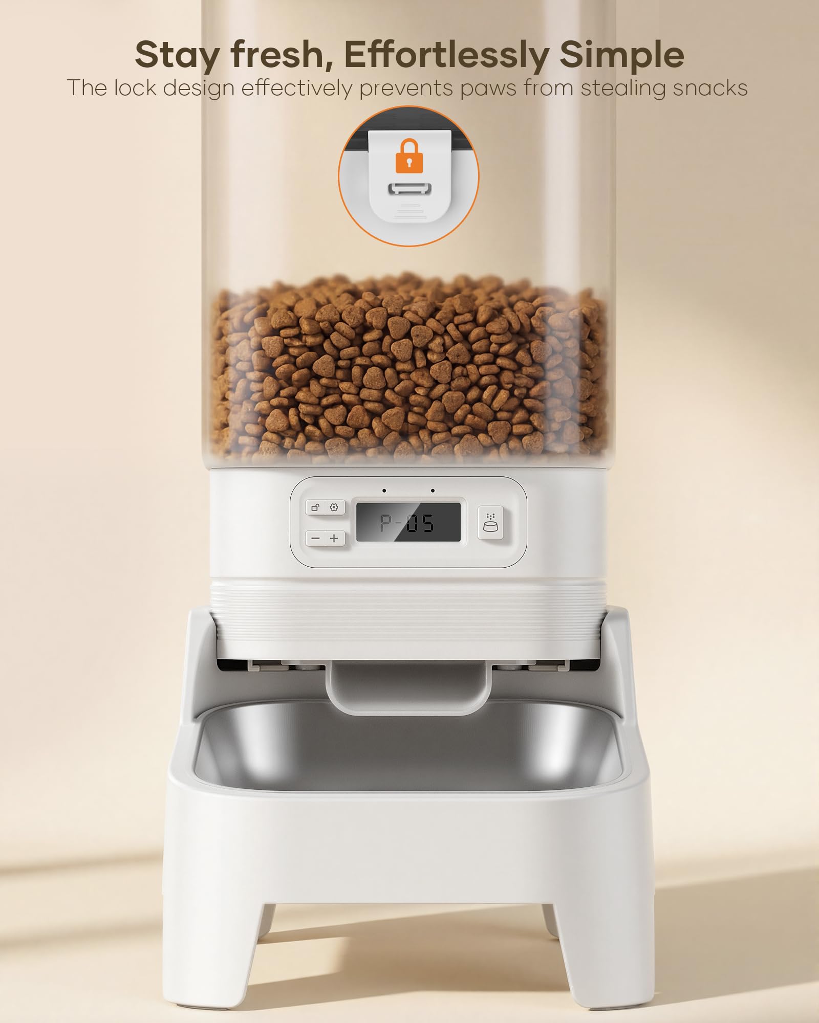 MUBBI câble Type-C et piles AA montrant options d'alimentation flexibles