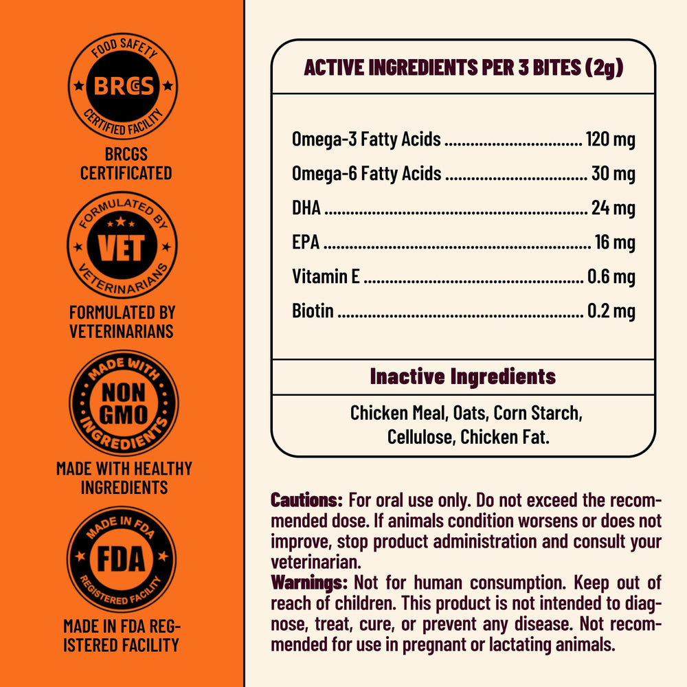 MULTIBITES comparatif taille croquette pour dosage visuel rapide