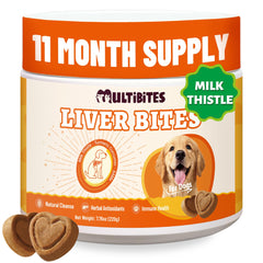 MULTIBITES packaging face avant montrant le produit et bénéfice de soutien hépatique