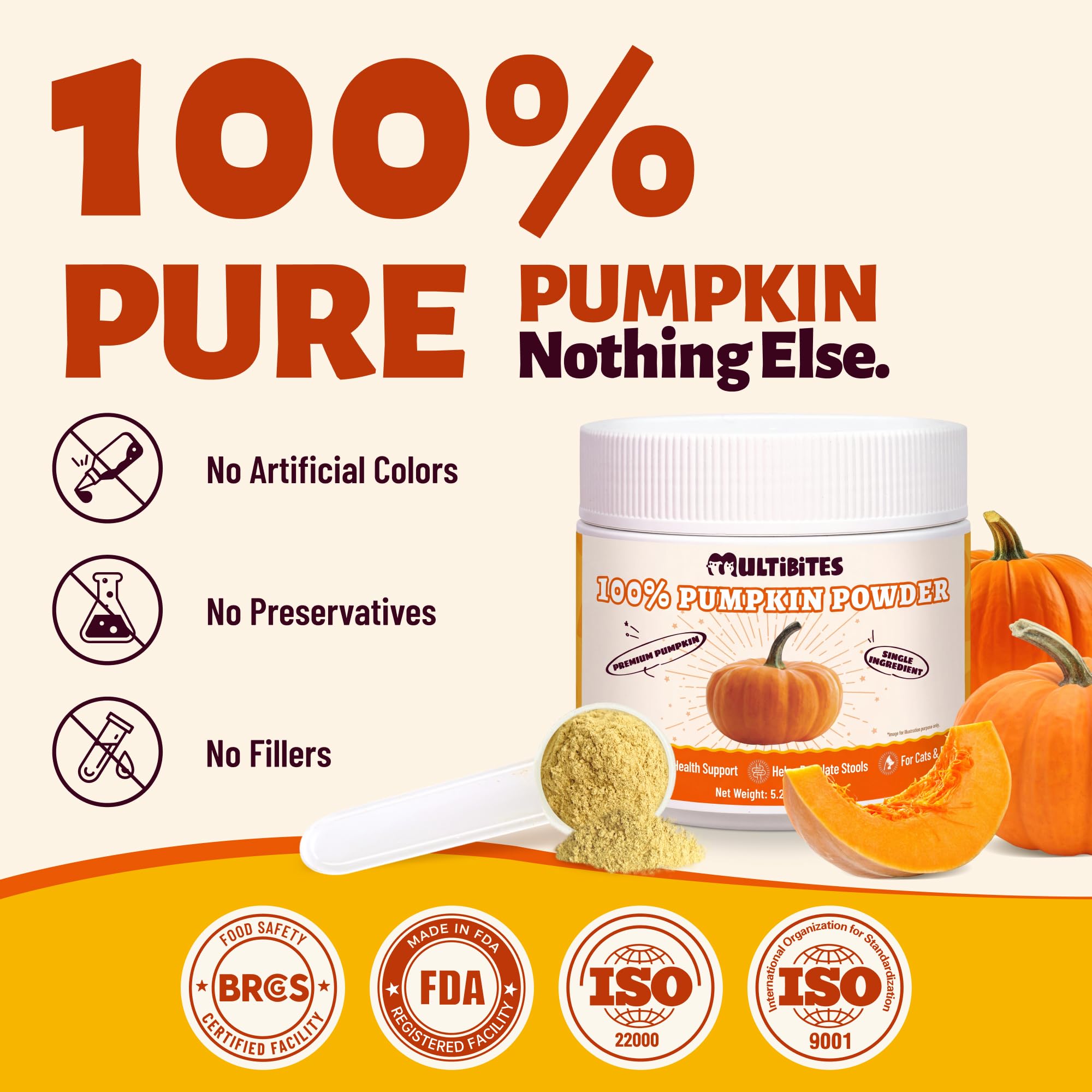 Multibites cuillère prélevant la poudre texture fine facilite le mélange aux repas