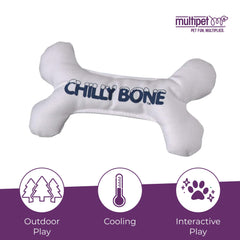 Multipet Chilly Bone en main montrant taille adaptée petits chiens