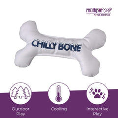 Multipet Chilly Bone intérieur soluble prêt à être rempli d'eau