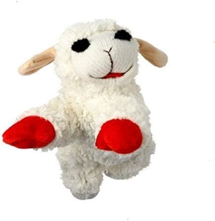 Multipet Lamb Chop face avant montrant le design fidèle, amusant pour le chien