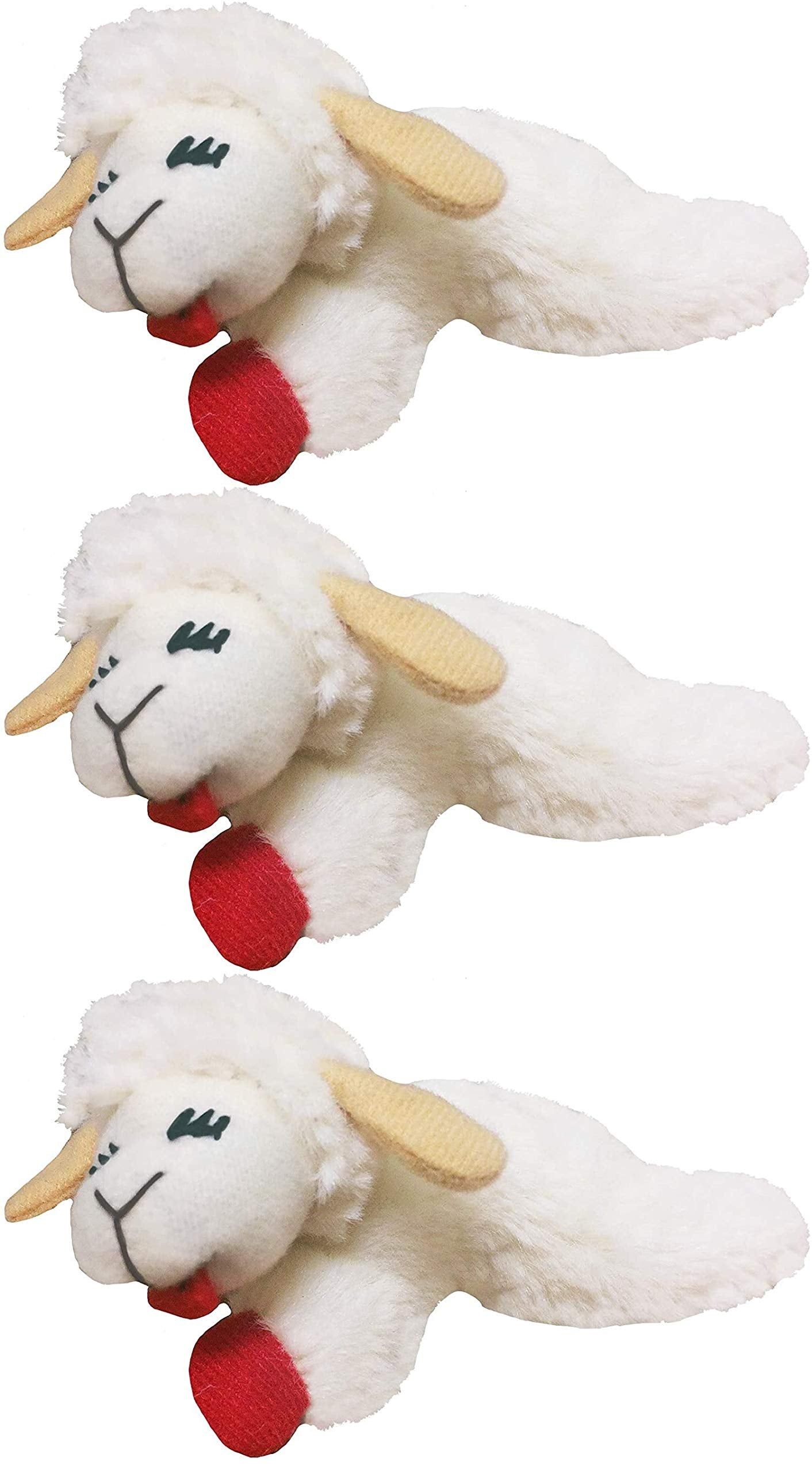 Multipet Lamb Chop avant du jouet peluche attirant et stimulant le jeu