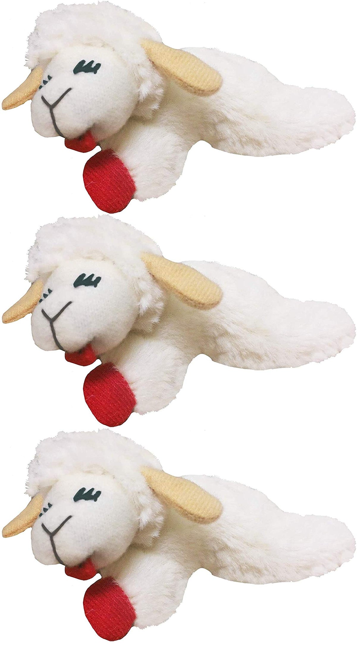 Multipet Lamb Chop avant du jouet peluche attirant et stimulant le jeu