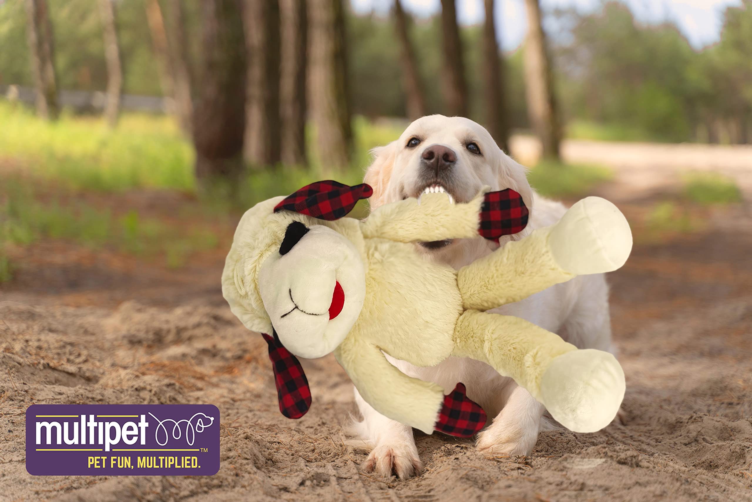 Multipet Lambchop étiquette licence officielle, garantie fidélité design