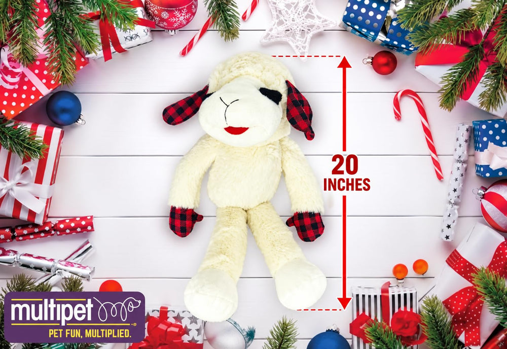 Multipet Lambchop détail tissu, douceur et confort pour câlins
