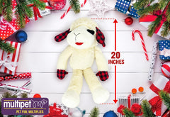 Multipet Lambchop détail tissu, douceur et confort pour câlins