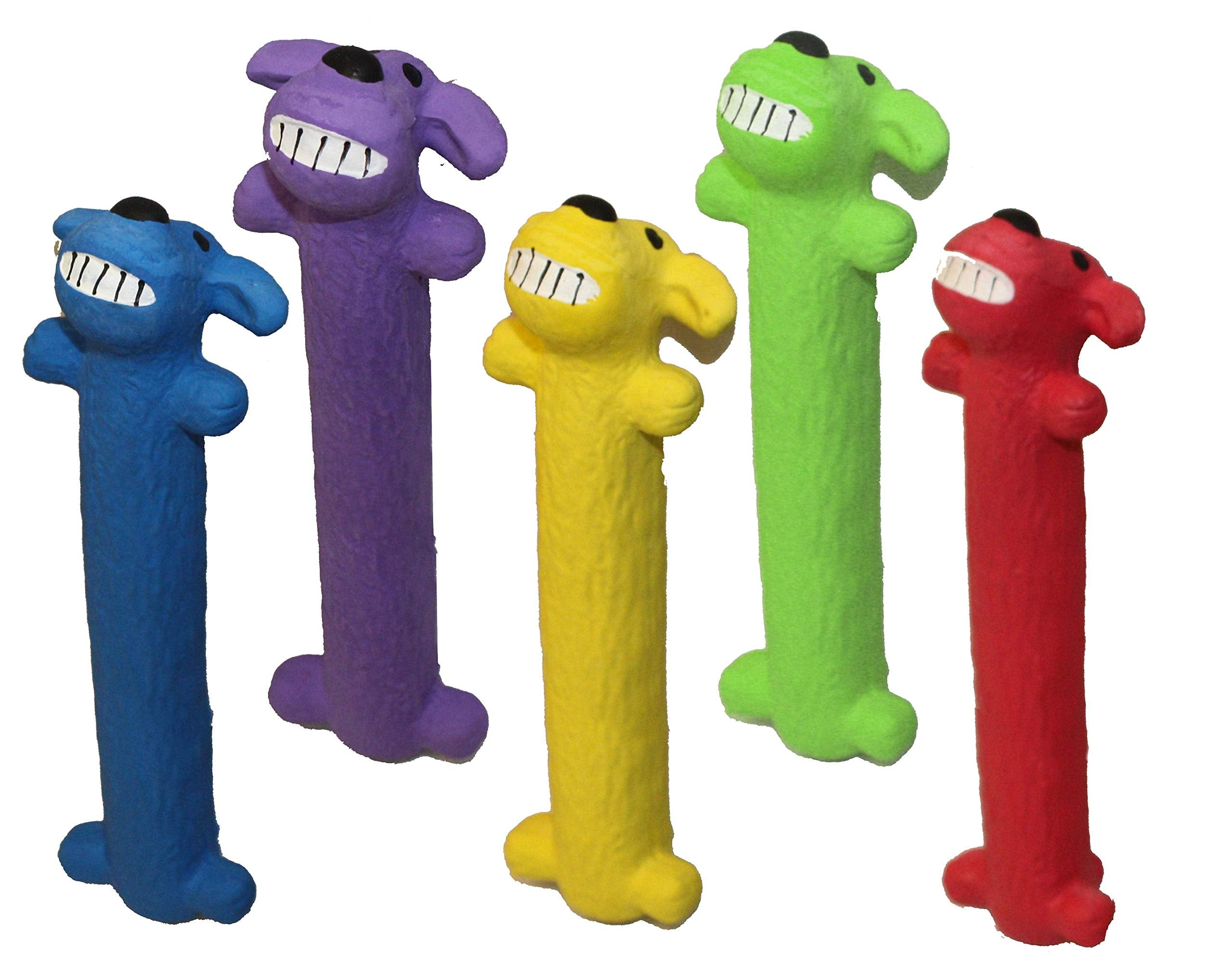 Multipet Loofa latex vue frontale montrant couleur et taille, facile à laver