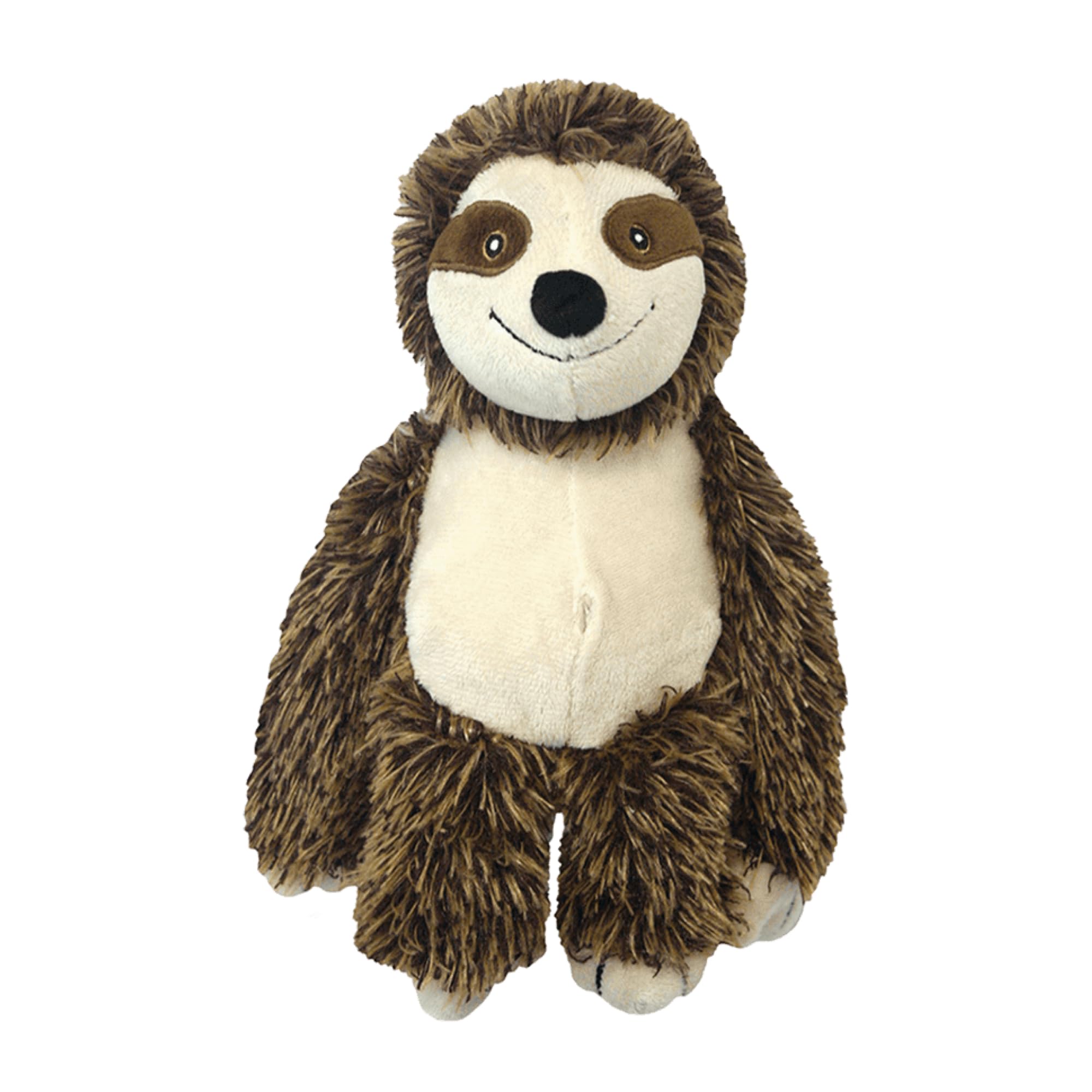 Multipet Sloth face avant montrant la peluche douce et attrayante pour câlins
