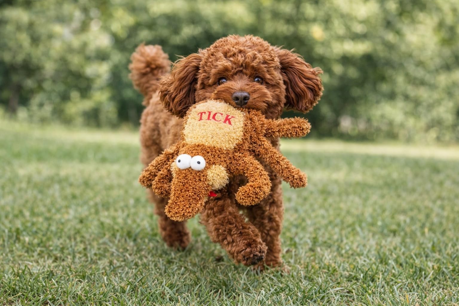 Multipet Tick en usage avec chien jouant, favorise l'activité et le lien