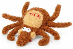 Multipet Tick vue avant du jouet montrant forme et couleur, stimule le jeu