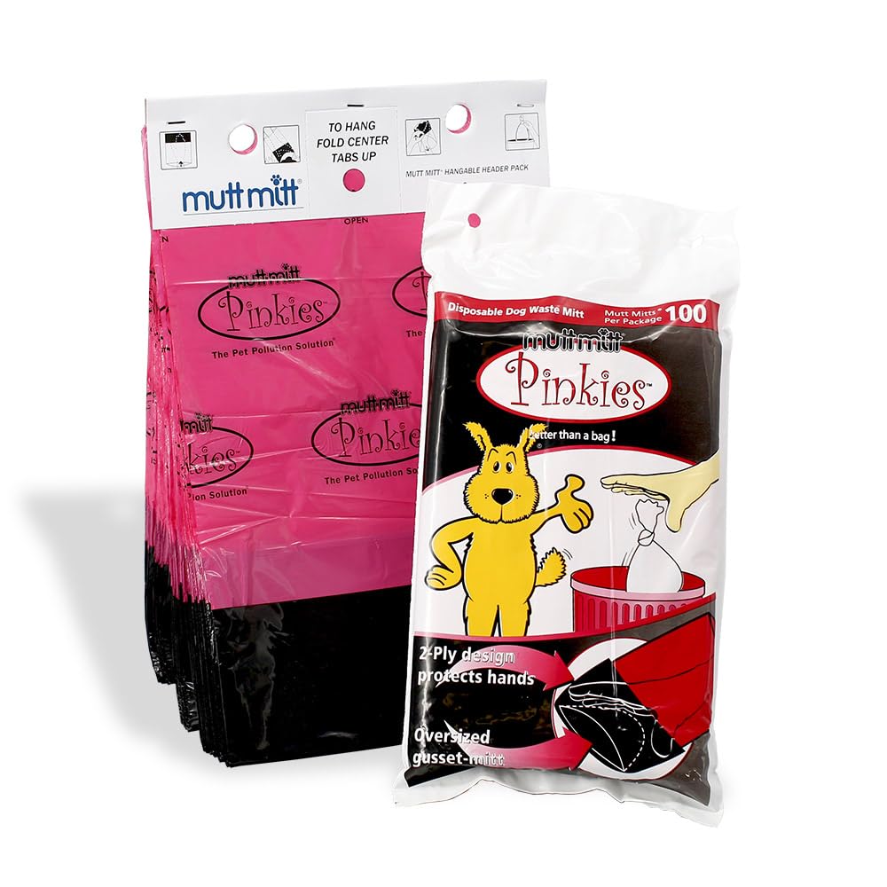 Mutt Mitt pack avant visible, remplaçable facilement