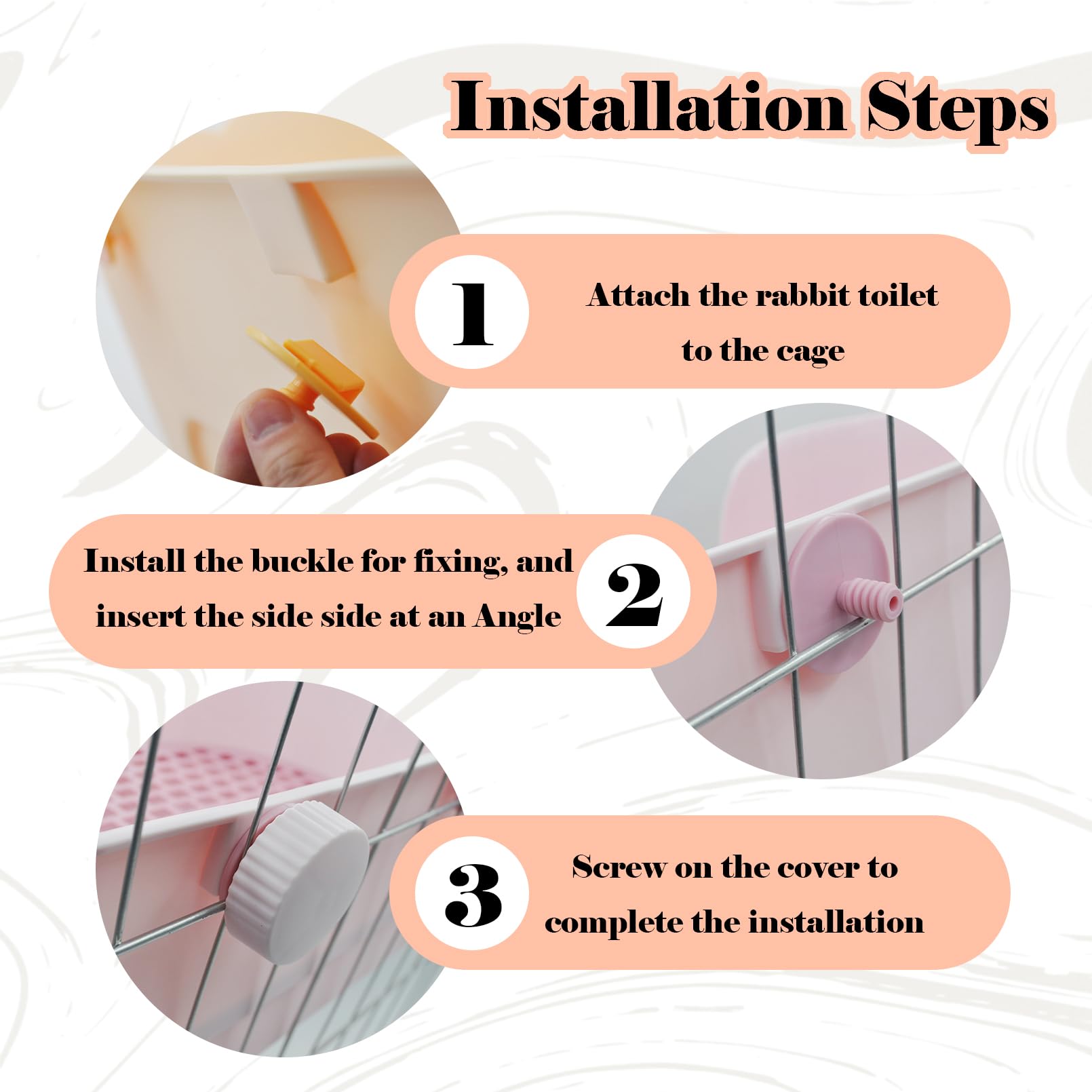MUYG bac avec tapis, pelle et brosse inclus pour un entretien simplifié