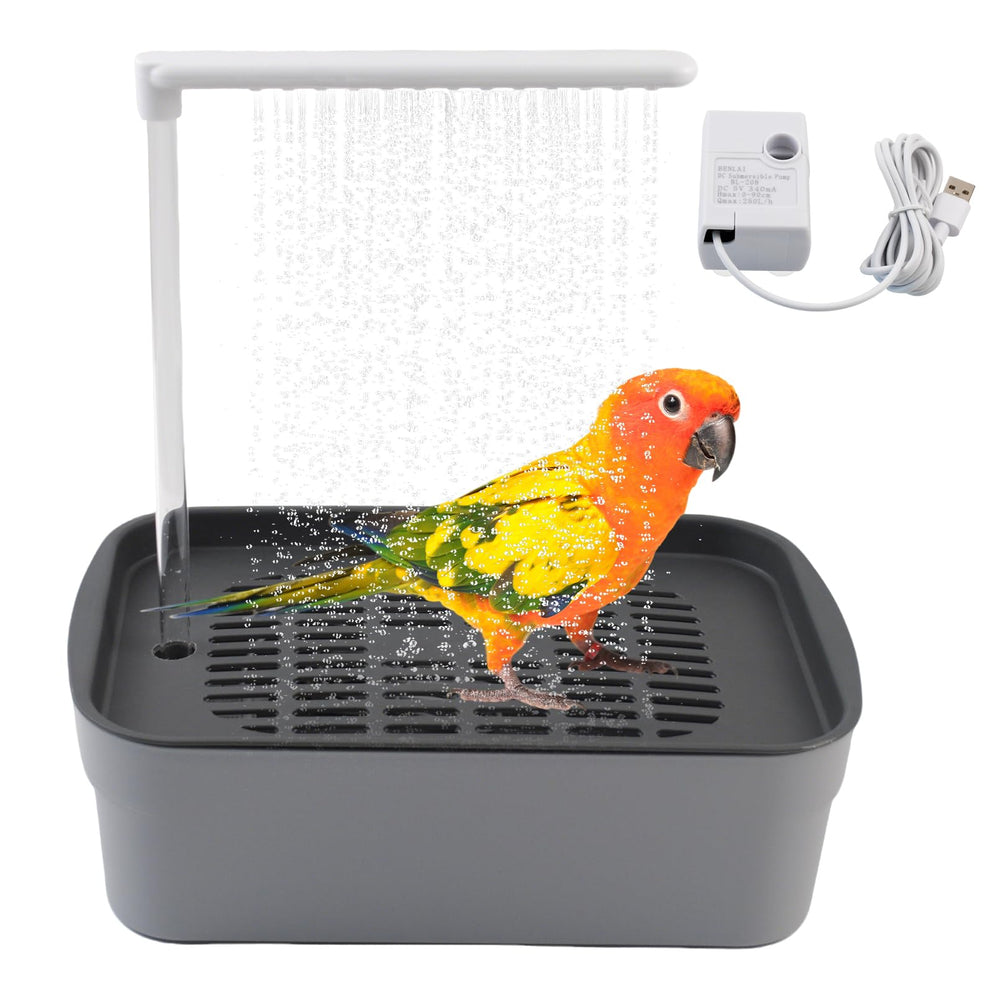 MUYG vue avant du bain automatique montrant la structure et la large surface de baignade