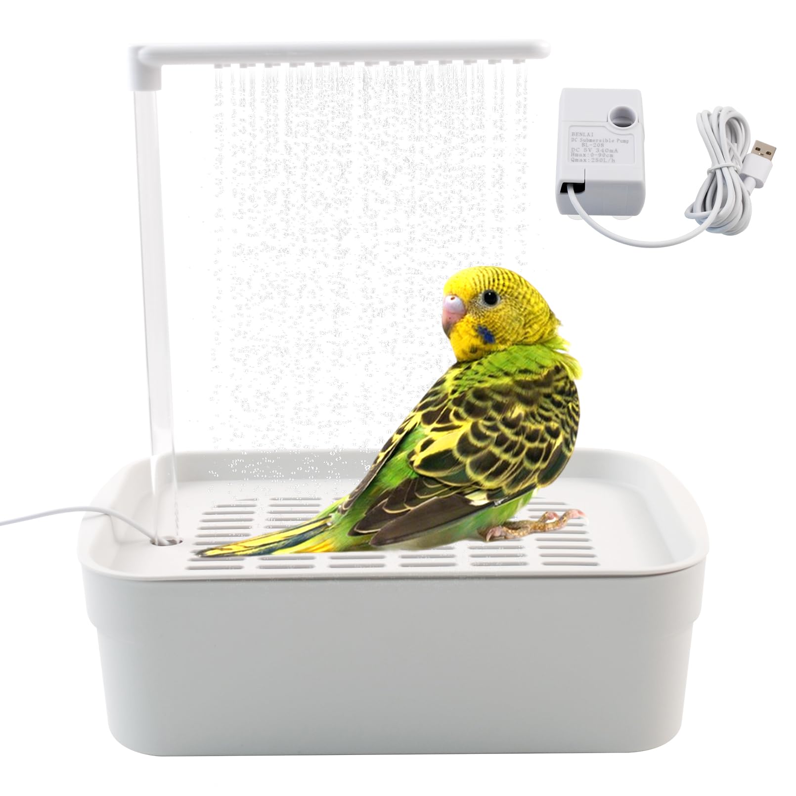 MUYG vue avant du bain électrique montrant la forme spacieuse et l'installation